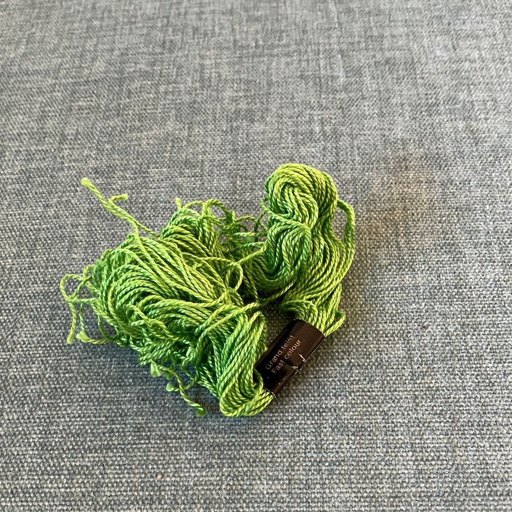 Green Needlepoint Thread Yarn